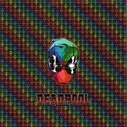 DEAD POOL BLOTTER ART LSD ACID SHEET