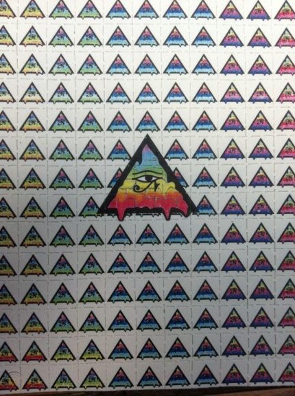 EYE OF HORUS BLOTTER ART LSD ACID SHEET